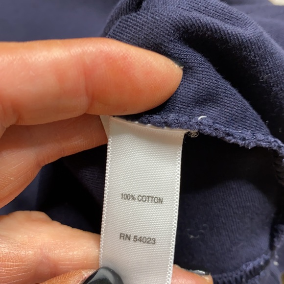 Men’s Banana Republic navy snap front knit shirt - Picture 10 of 11